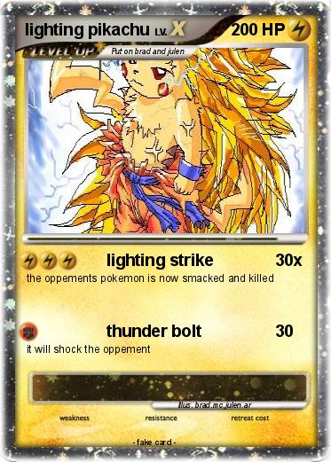Pokemon lighting pikachu