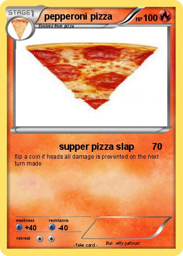 Pokemon pepperoni pizza