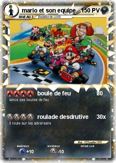 Pokemon mario et son equipe