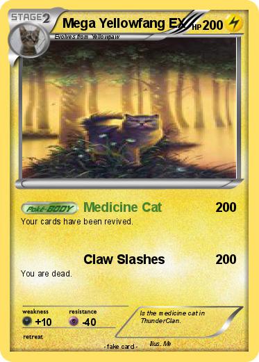 Pokemon Mega Yellowfang EX