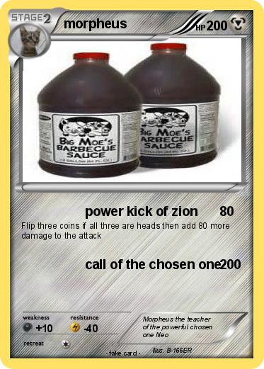 Pokémon morpheus 4 4 - power kick of zion - My Pokemon Card