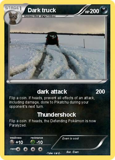 Pokemon Dark truck
