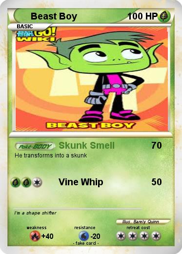 Pokemon Beast Boy