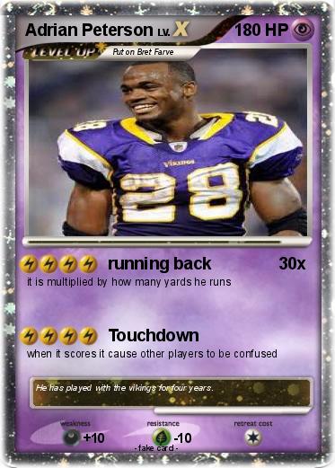 Pokemon Adrian Peterson