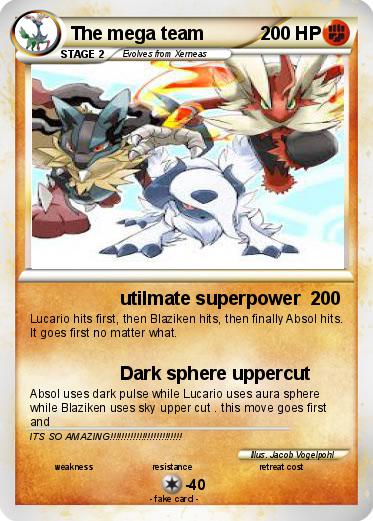 Pokemon The mega team