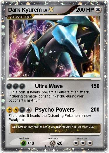 Pokemon Dark Kyurem