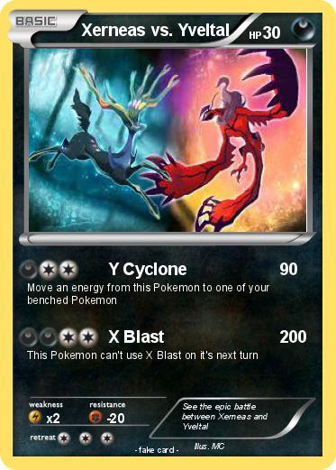 Pokemon Xerneas vs. Yveltal