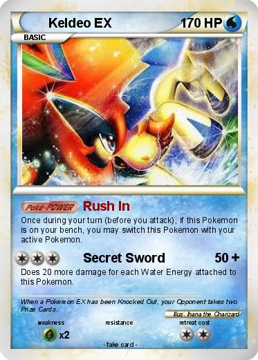 Pokemon Keldeo EX