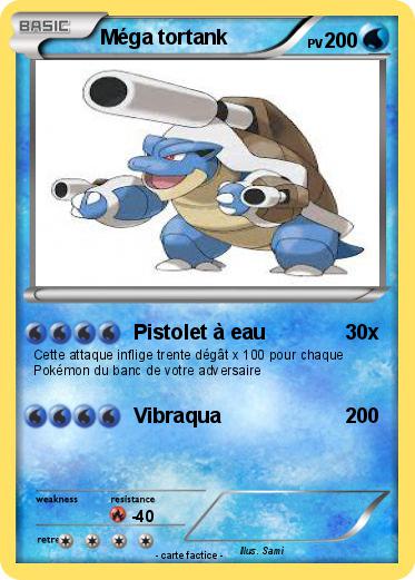 Pokemon Méga tortank