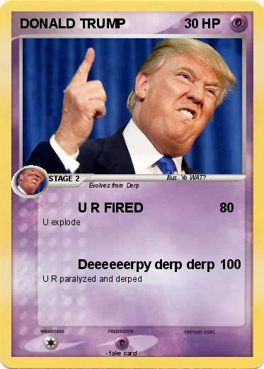 Pokemon DONALD TRUMP