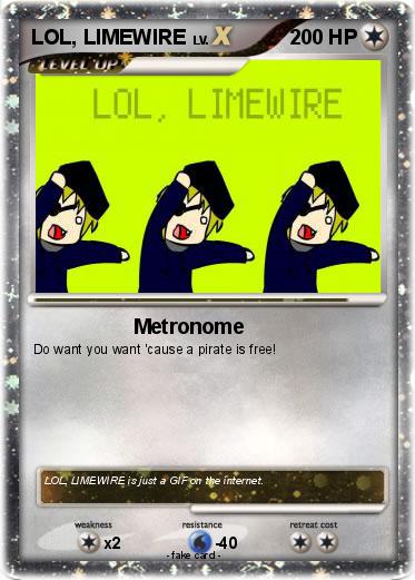 Pokemon LOL, LIMEWIRE