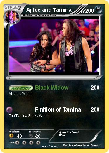 Pokemon Aj lee and Tamina