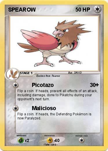 Pokemon SPEAROW