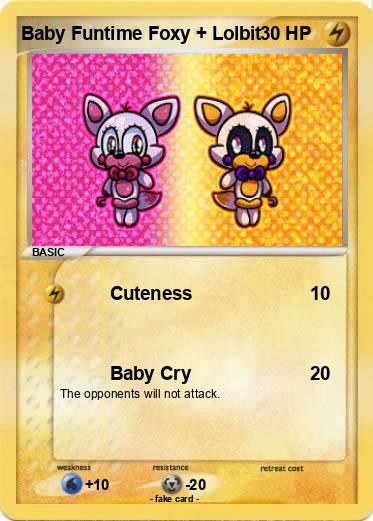 Pokemon Baby Funtime Foxy + Lolbit