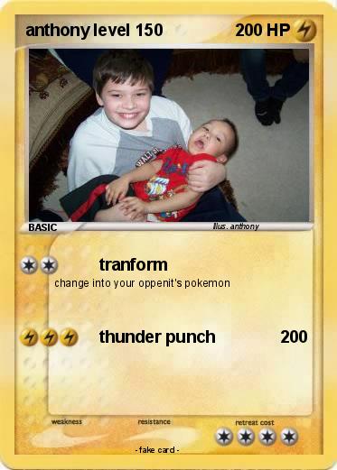 Pokemon anthony level 150