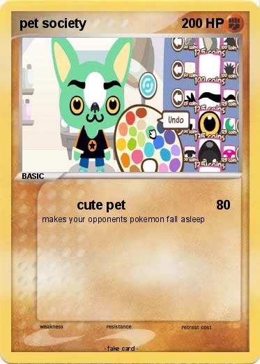 Pokemon pet society