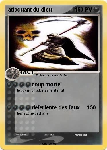 Pokemon attaquant du dieu