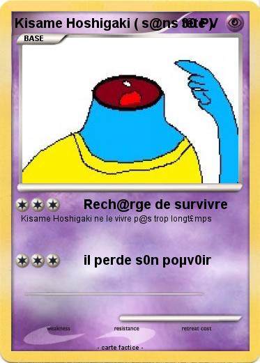 Pokemon Kisame Hoshigaki ( s@ns tête )