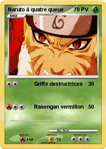 Pokemon Naruto à quatre queue