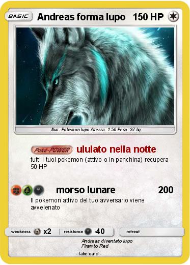 Pokemon Andreas forma lupo