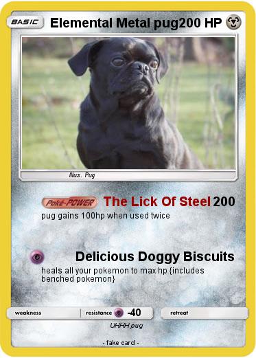 Pokemon Elemental Metal pug
