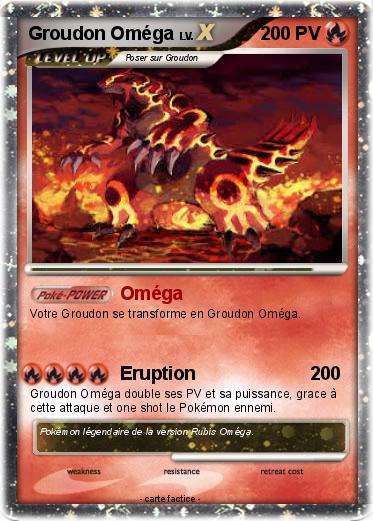 Pokemon Groudon Oméga