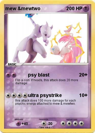 Pokemon mew &mewtwo