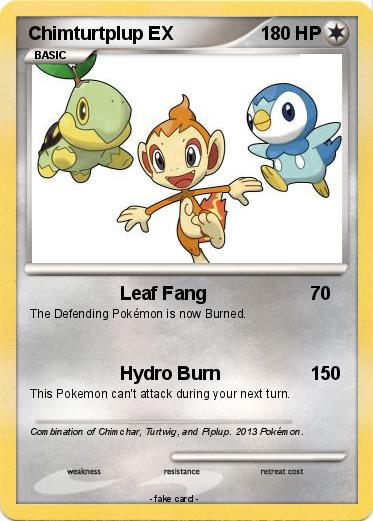 Pokemon Chimturtplup EX