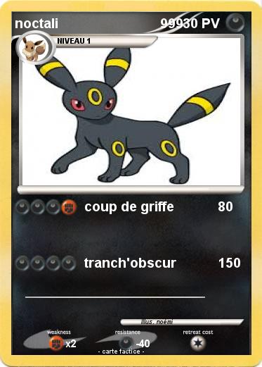 Pokemon noctali                             999