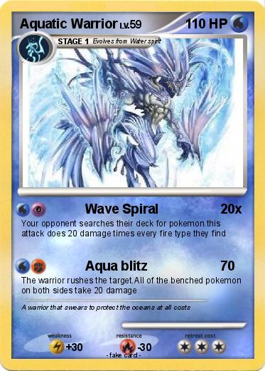 Pokemon Aquatic Warrior