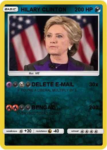 Pokemon HILARY CLINTON