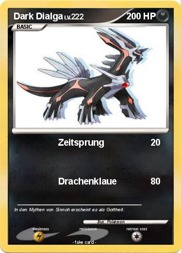 Pokemon Dark Dialga