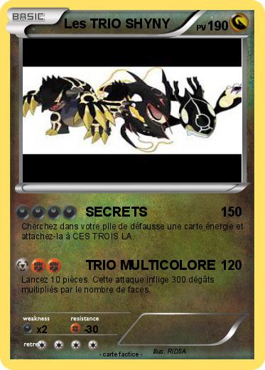 Pokemon Les TRIO SHYNY