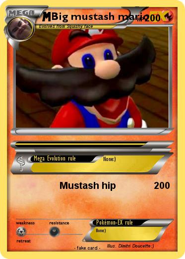 Pokemon Big mustash mario