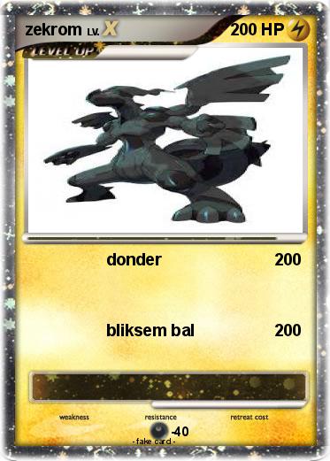 Pokemon zekrom