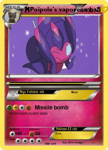 Pokemon Poipole's vaporeon ball