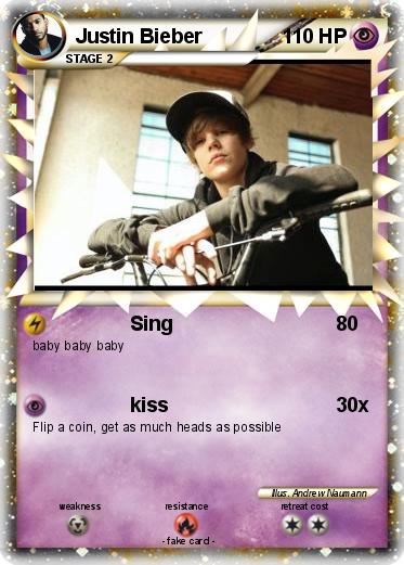 Pokemon Justin Bieber