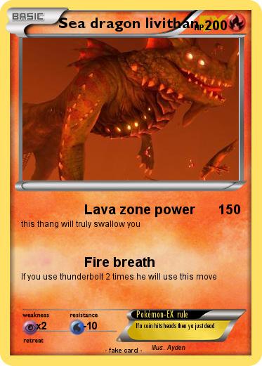 Pokemon Sea dragon livithan