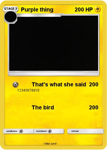Pokemon Purple thing