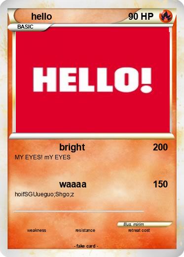 Pokemon hello