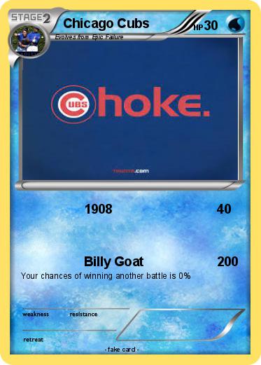 Pokemon Chicago Cubs