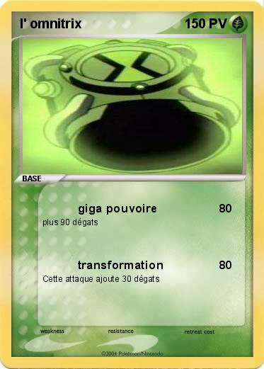 Pokemon l' omnitrix