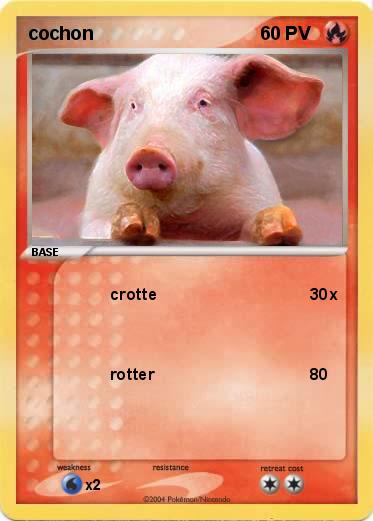 Pokemon cochon