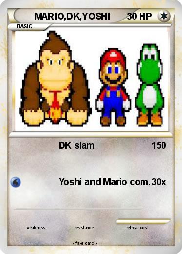 Pokemon MARIO,DK,YOSHI