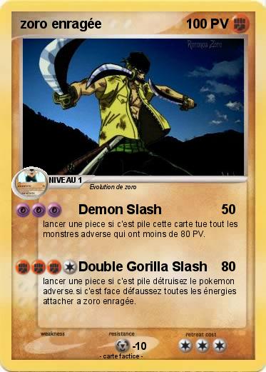 Pokemon zoro enragée
