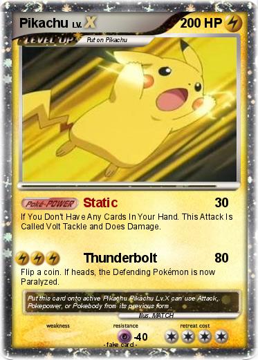 Pokemon Pikachu