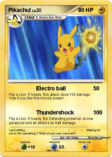 Pokemon Pikachu!
