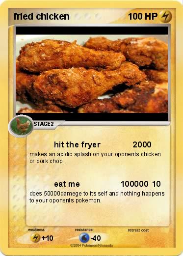 Pokemon fried chicken