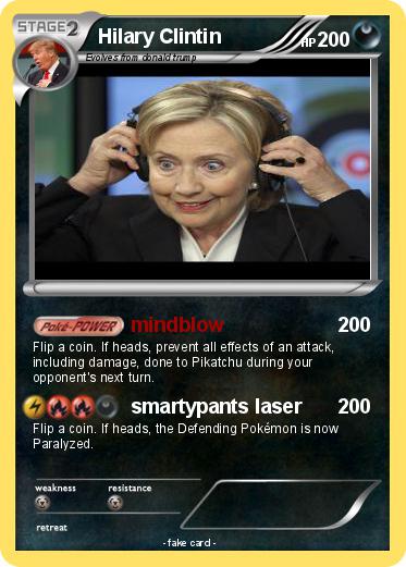 Pokemon Hilary Clintin