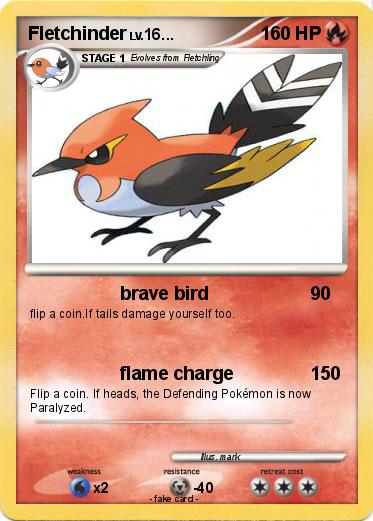 Pokemon Fletchinder